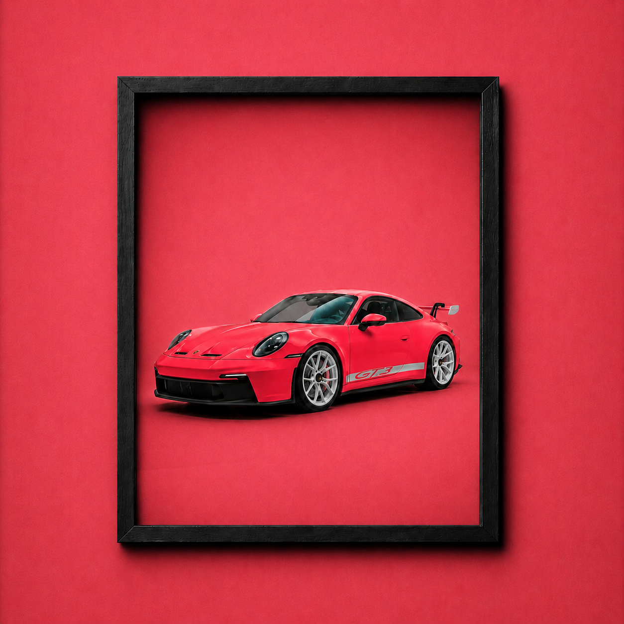 Porsche GT3 Framed Poster