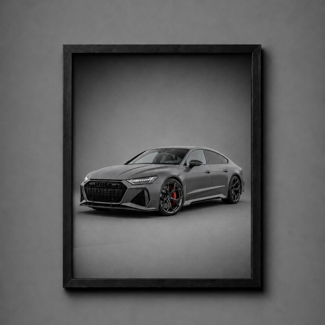 Audi RS7 Framed Poster