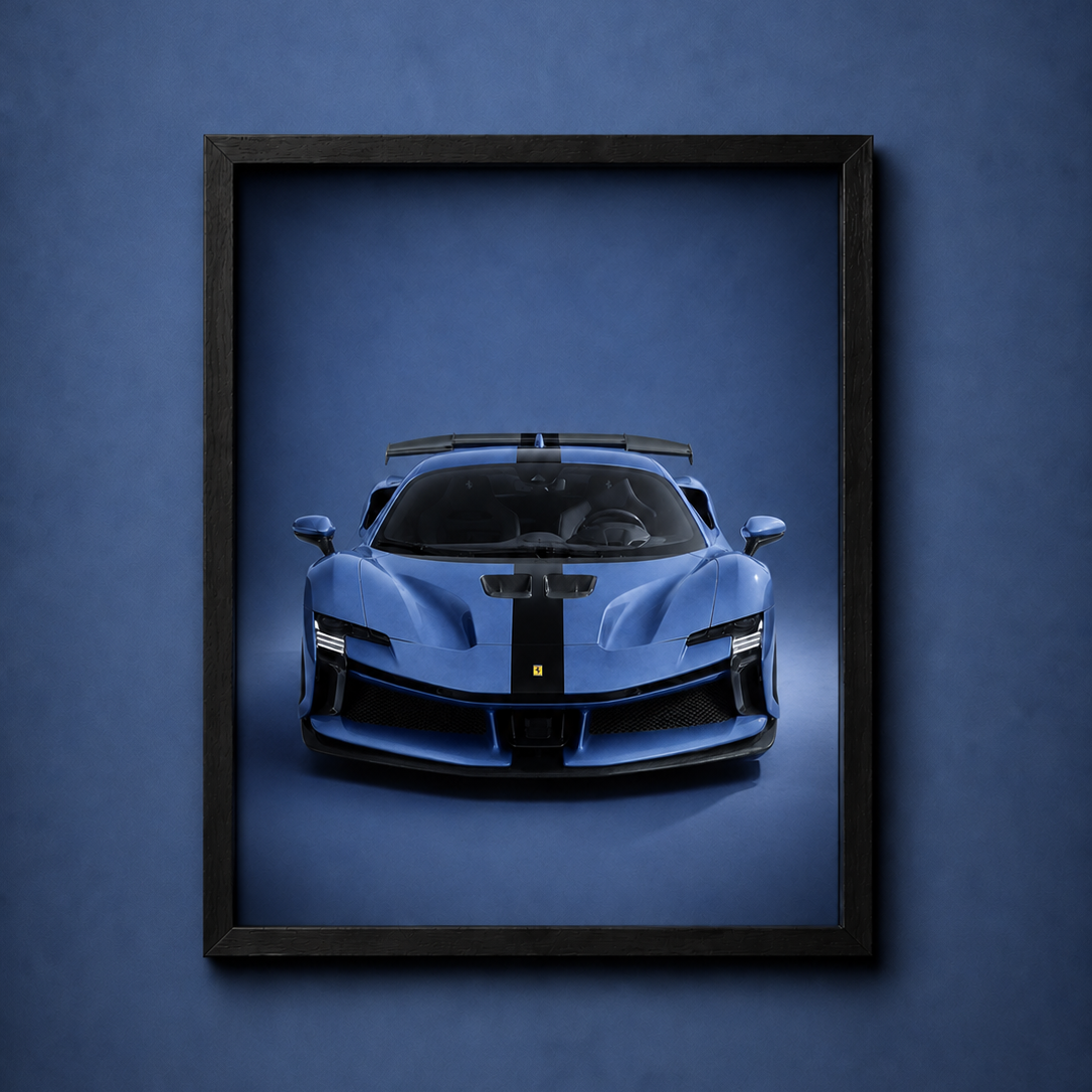 Ferrari SF90 Framed Poster