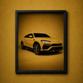 Lamborghini Urus Framed Poster